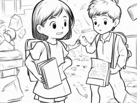 少儿漫画故事、少儿故事漫画作品