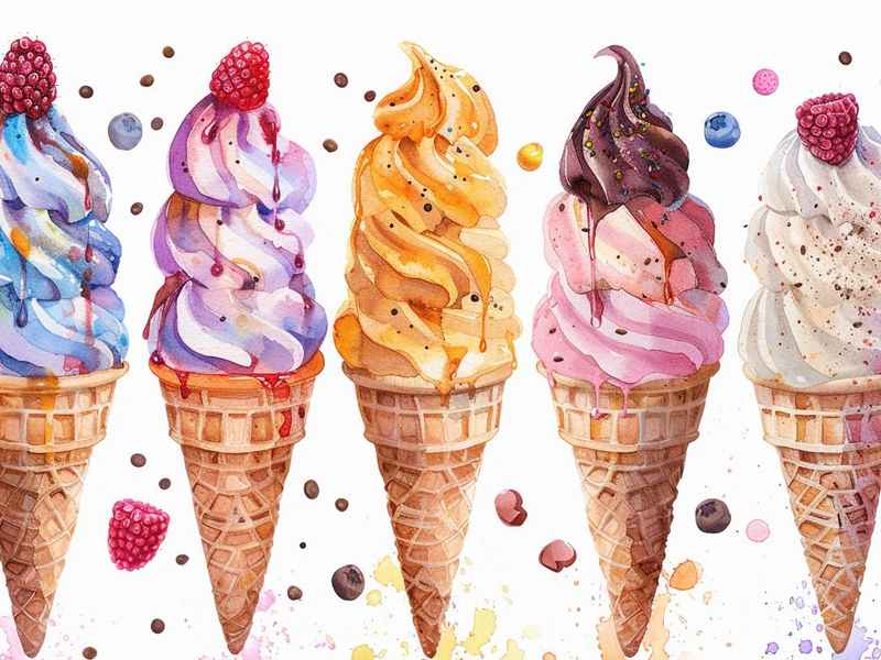 关于冰淇淋的唯美句子 关于冰淇淋的唯美句子图片