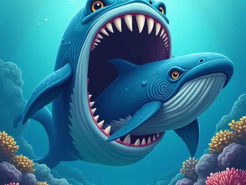 海底怪物儿童故事；海底怪物儿童画作品