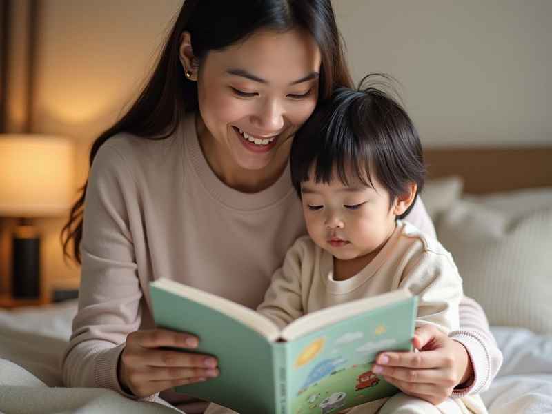 妈妈给宝宝讲睡前故事（妈妈给宝宝讲睡前故事图片）