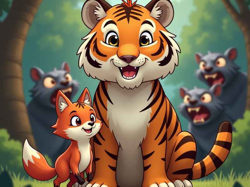 狐假虎威寓言故事的内容，狐假虎威寓言故事的内容是什么