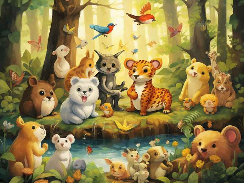森林里的动物故事（森林里的动物故事作文）