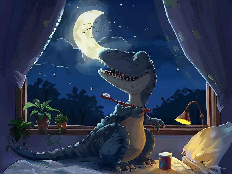 恐龙睡前儿童故事（恐龙幼儿睡前故事）