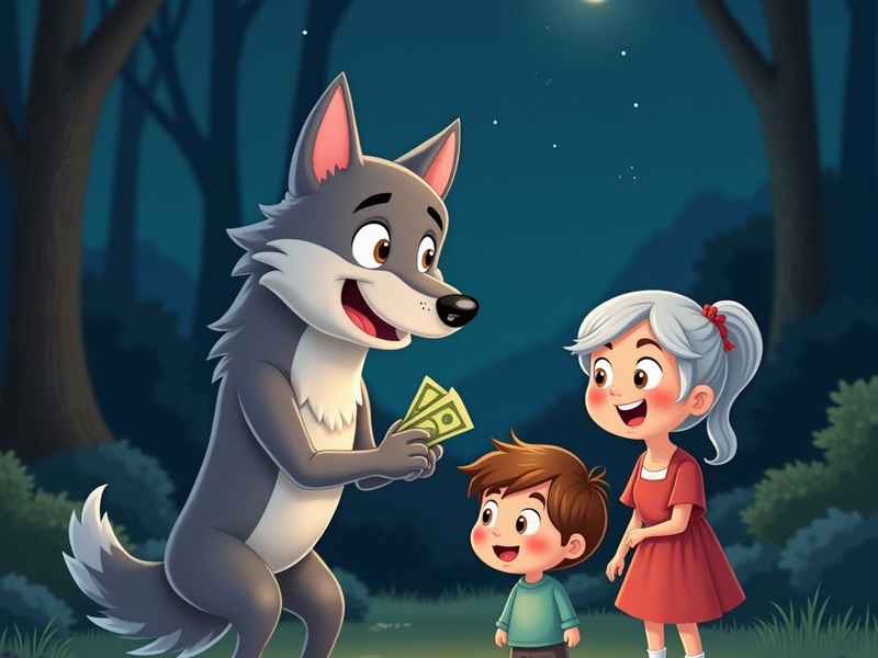 故事儿童大灰狼、小儿故事大灰狼的故事