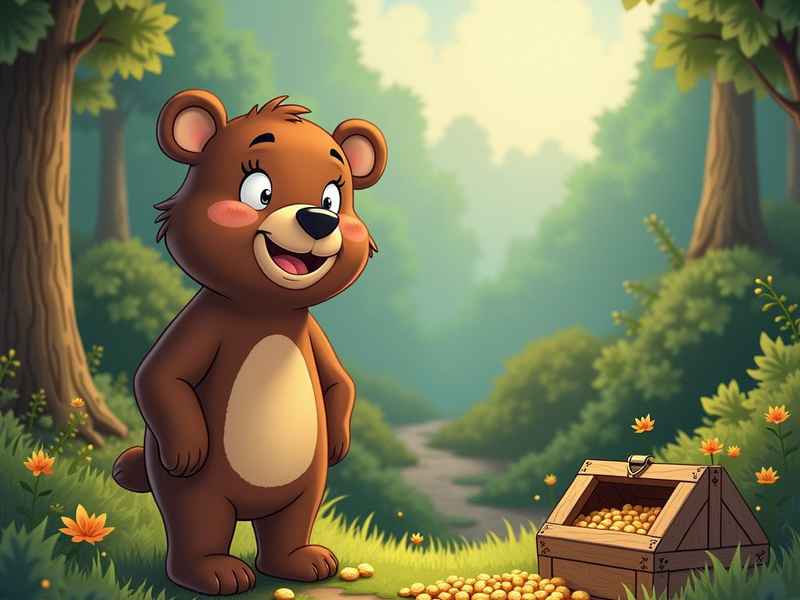 故事小熊买糖果，讲故事小熊买糖果