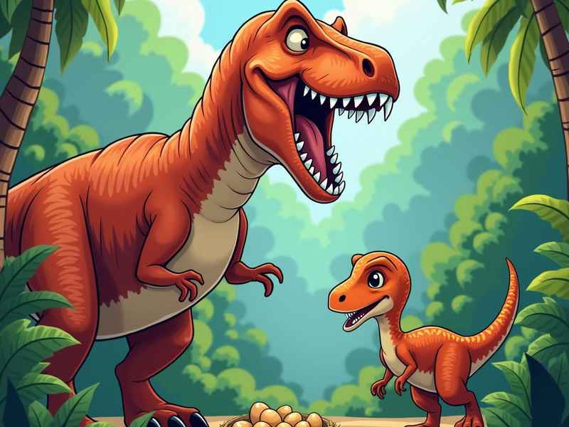 恐龙生蛋的童话故事，小恐龙生蛋的故事