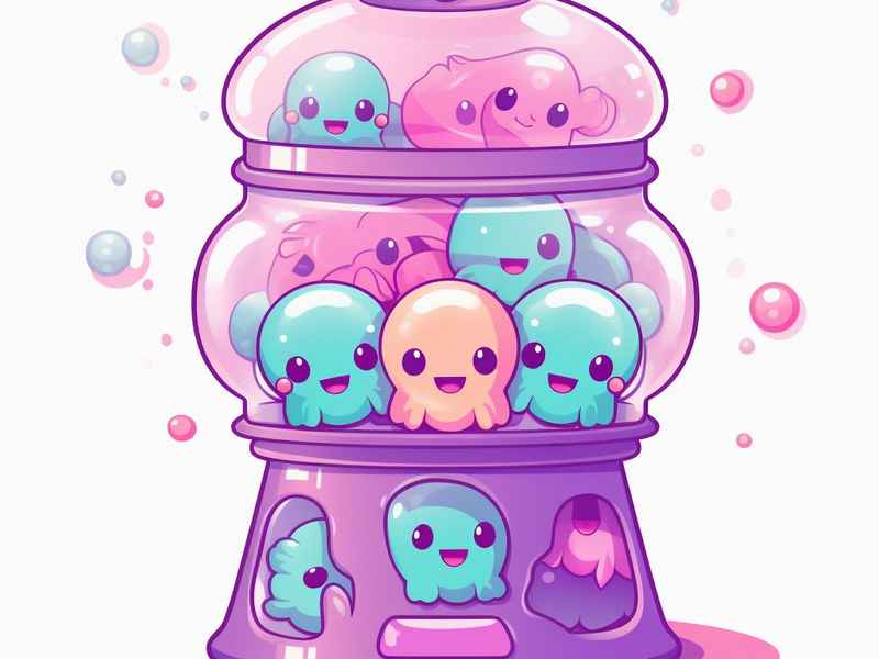 儿童抓娃娃机简笔画（儿童抓娃娃机简笔画图片）