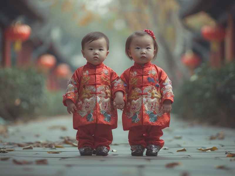 过年儿童穿新衣图 过年儿童穿新衣图片