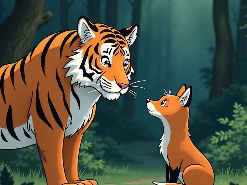 狐假虎威的寓言故事儿童版，狐假虎威的寓言故事视频