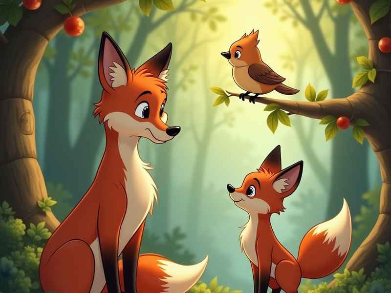 狐狸和小鸟的故事（狐狸和小鸟的故事60个字）