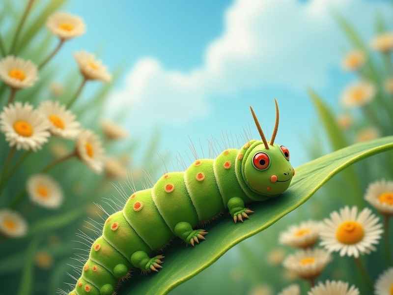 毛毛虫儿童画图片、毛毛虫图片儿童画毛毛虫教案