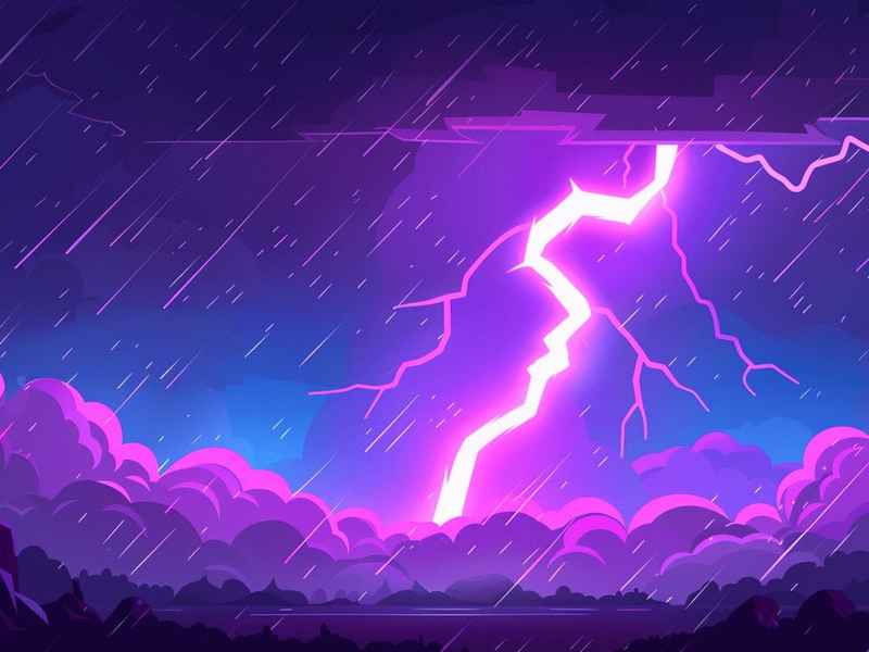 雷电形成的视频幼儿动画 雷电的形成过程动画儿童版