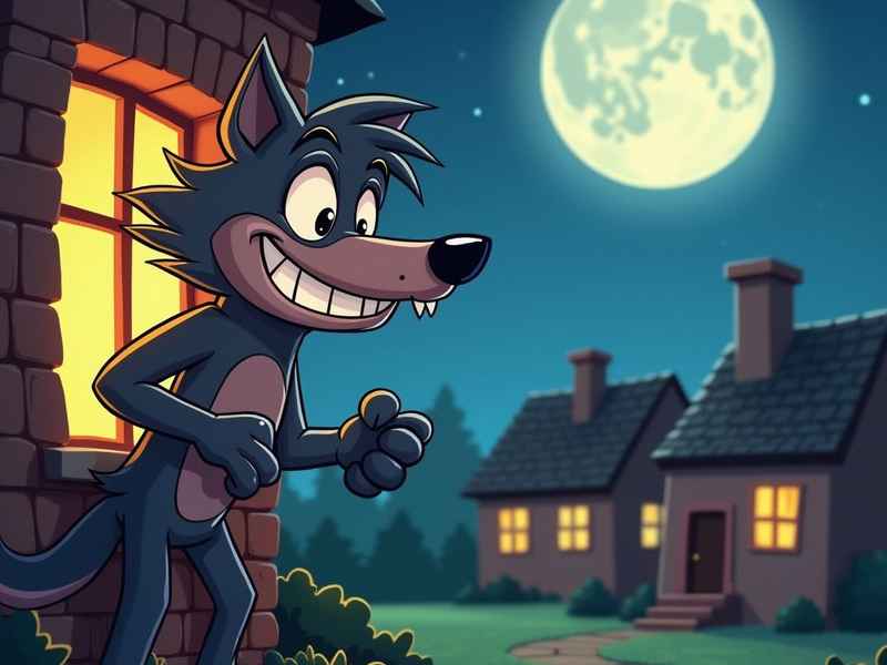 狼敲门的儿童故事（狼敲门的儿童故事英语）