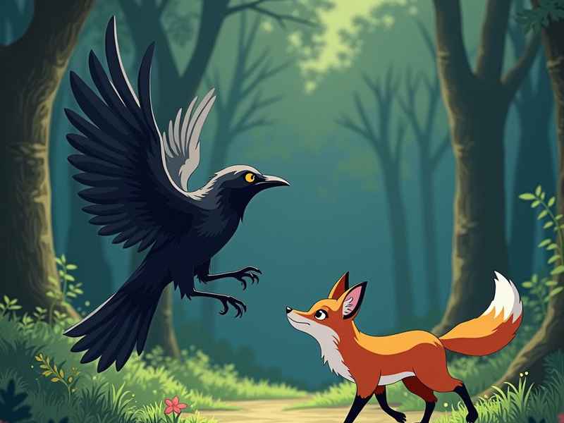 狐狸鸟儿童故事（狐狸与鸟的寓言故事）