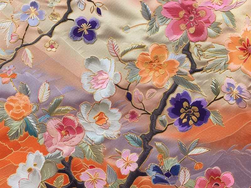 上海故事刺绣；上海故事刺绣围巾