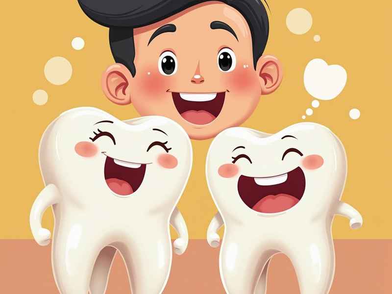 换牙小故事简笔画，换牙的故事画画