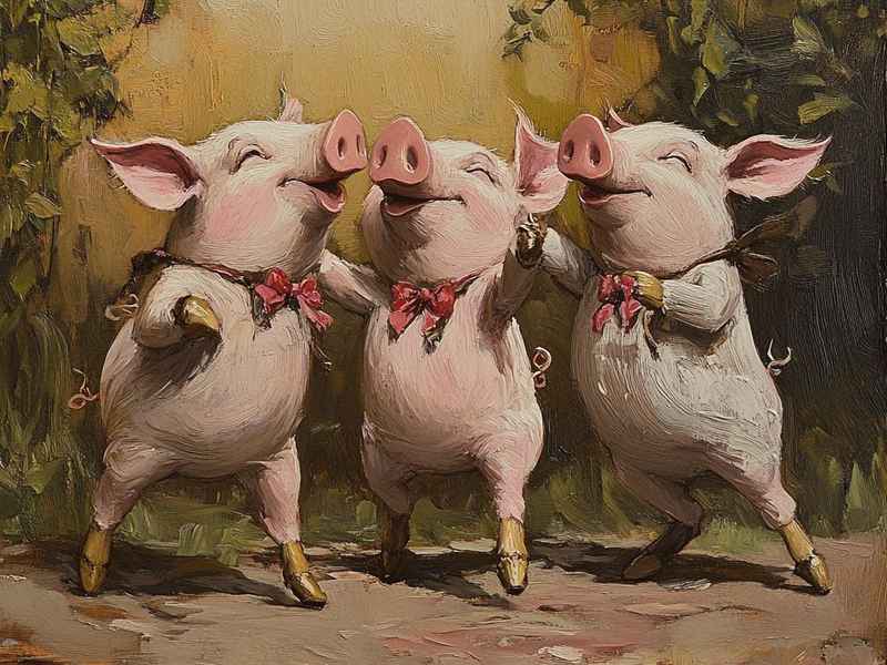 少儿睡前故事三只小猪，少儿睡前故事365三只小猪