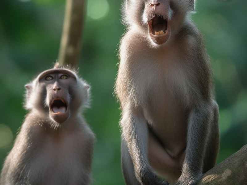 母猴痛哭照片走红，母猴子照片