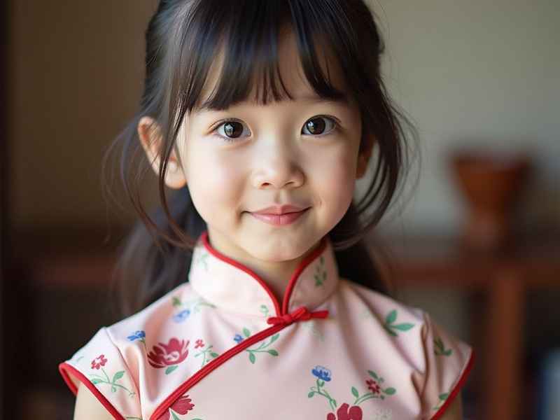 旗袍儿童科普，旗袍秀儿童