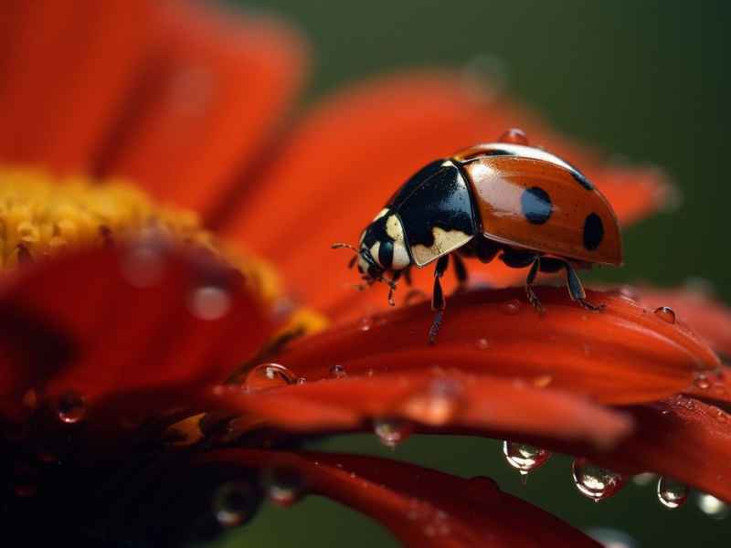 瓢虫的花衣裳儿童画作品（二年级美术瓢虫的花衣裳）