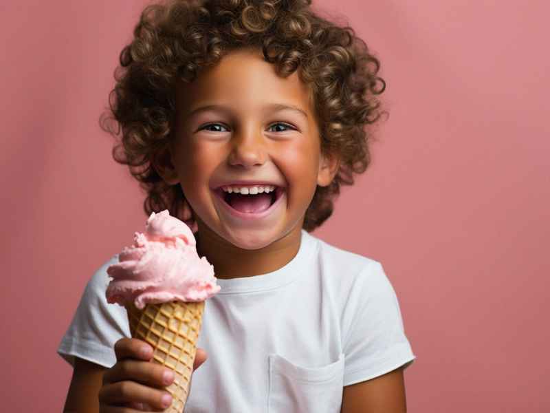 关于冰淇淋来源的儿童故事，冰淇淋的来源故事图片