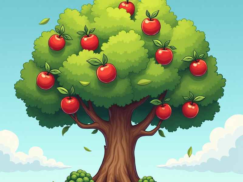 森林的苹果树儿童故事 苹果树的小故事