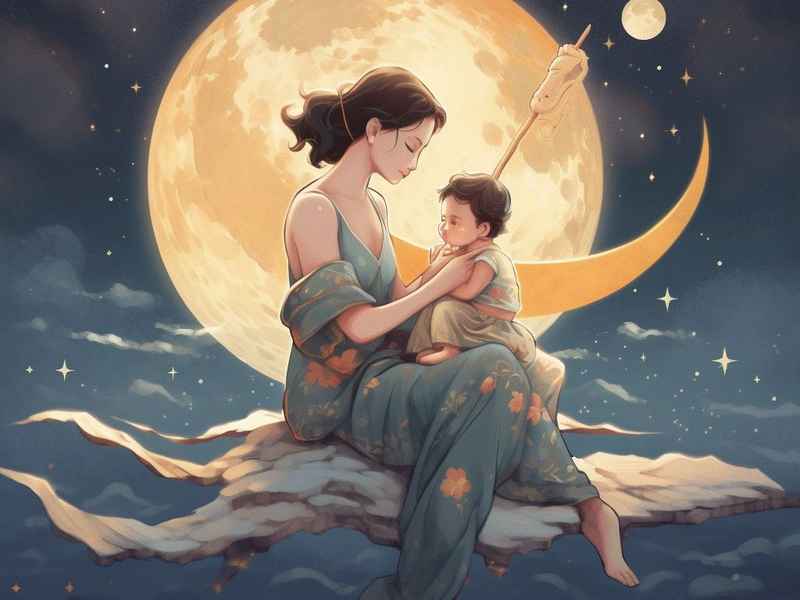 猴子捞月儿童故事用英语；猴子捞月的故事用英语怎么说