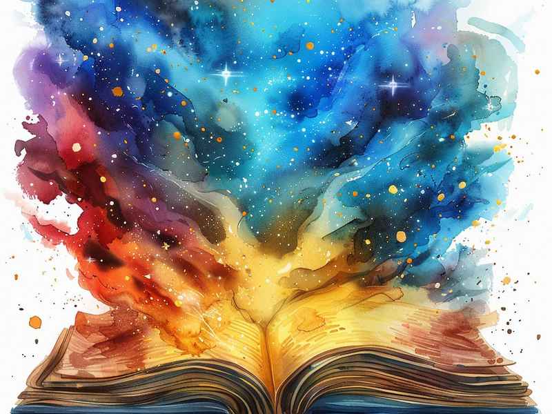 故事书水粉画 故事书水粉画图片大全