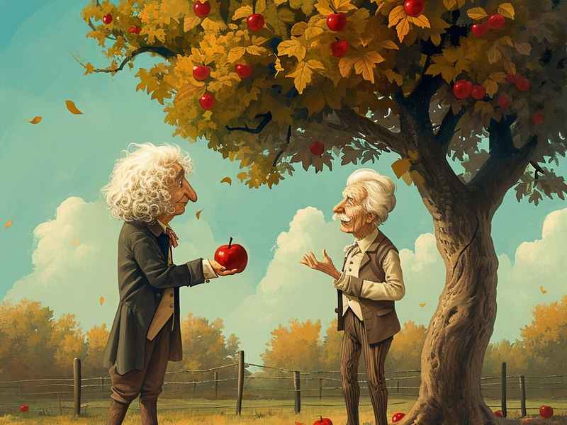 牛顿与苹果的儿童故事简短 牛顿与苹果的故事简短二十字