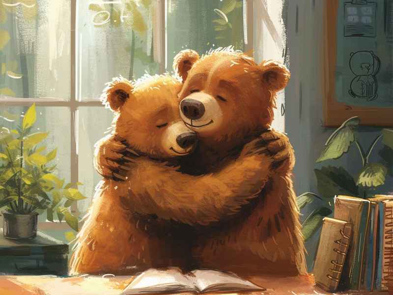 好绘本故事 不是每个抱抱都美好绘本故事