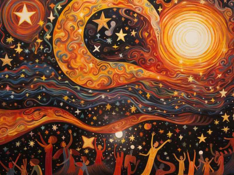 关于星星的民间故事或传说 关于星星的民间故事或传说故事