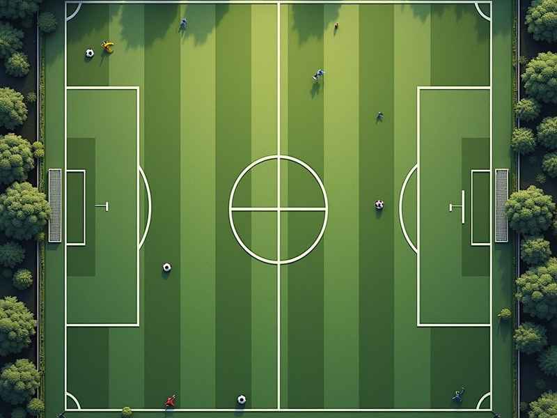 儿童足球场标准尺寸图（儿童足球场标准尺寸图片）