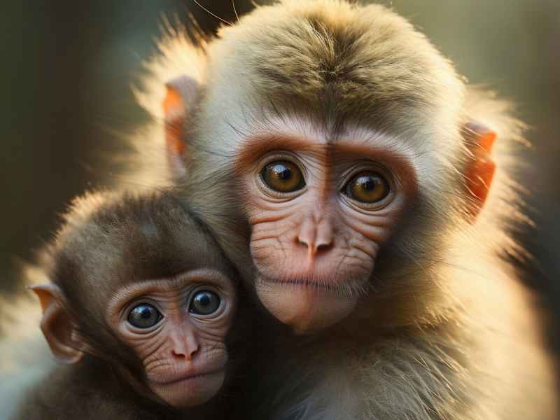 母猴子的故事 猴子和它们的母亲故事