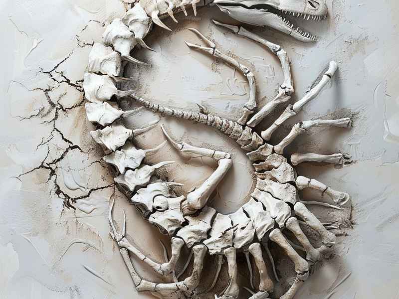 恐龙化石绘本 恐龙化石的绘本