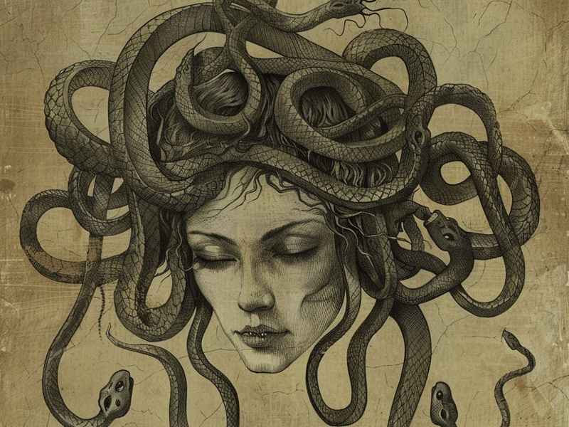 关于美杜莎的儿童神话故事 神话传说关于美杜莎的故事