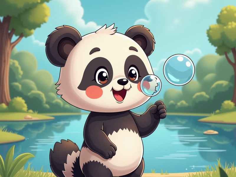 可爱的小熊吹泡泡的故事 - 可爱的小熊吹泡泡的故事怎么写