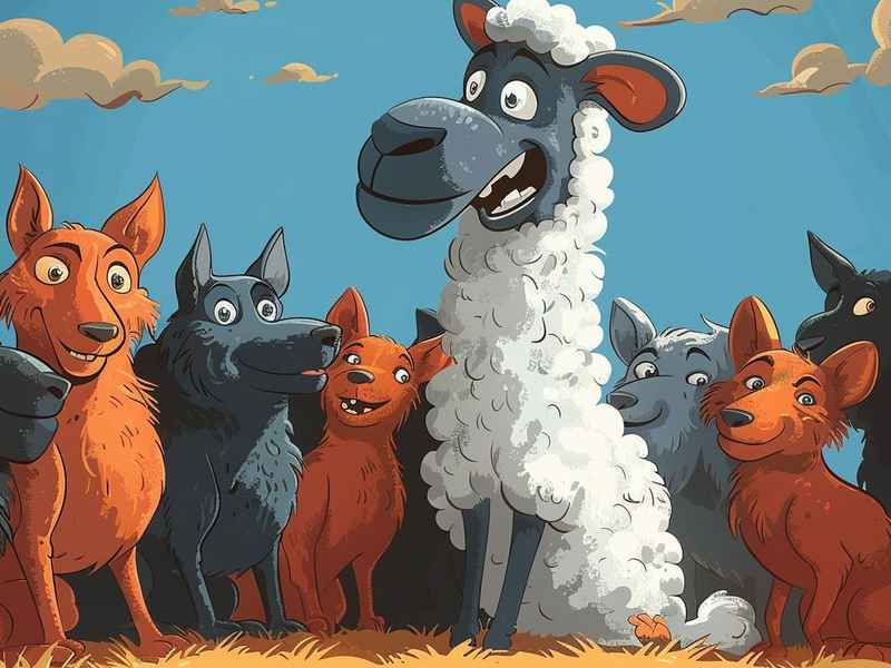 披着狼皮的羊绘本教案 披着狼皮的羊绘本教案反思