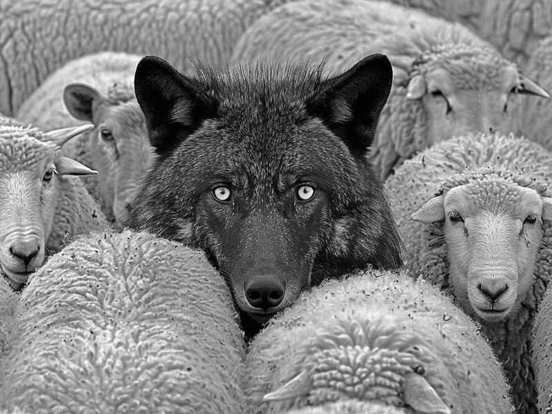 披着狼皮的羊故事道理（披着羊皮的狼故事告诉道理）