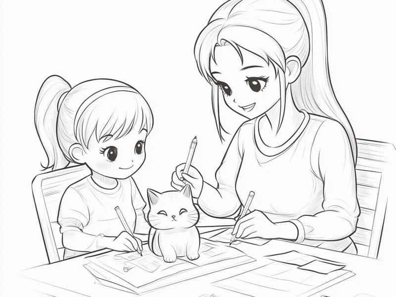 故事画本 - 故事情节的画画本,故事