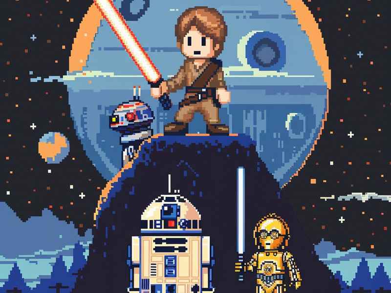 乐高星球大战机器人的故事，乐高星球大战机器人的故事05