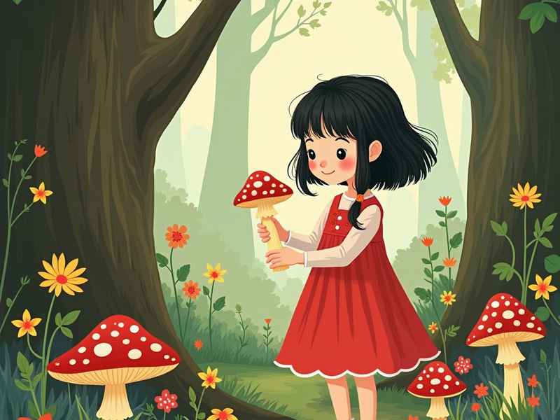姑娘 故事 采蘑菇的小姑娘故事