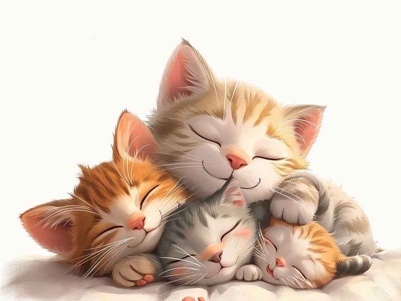 猫猫故事儿童睡前故事、少儿睡前小猫的故事