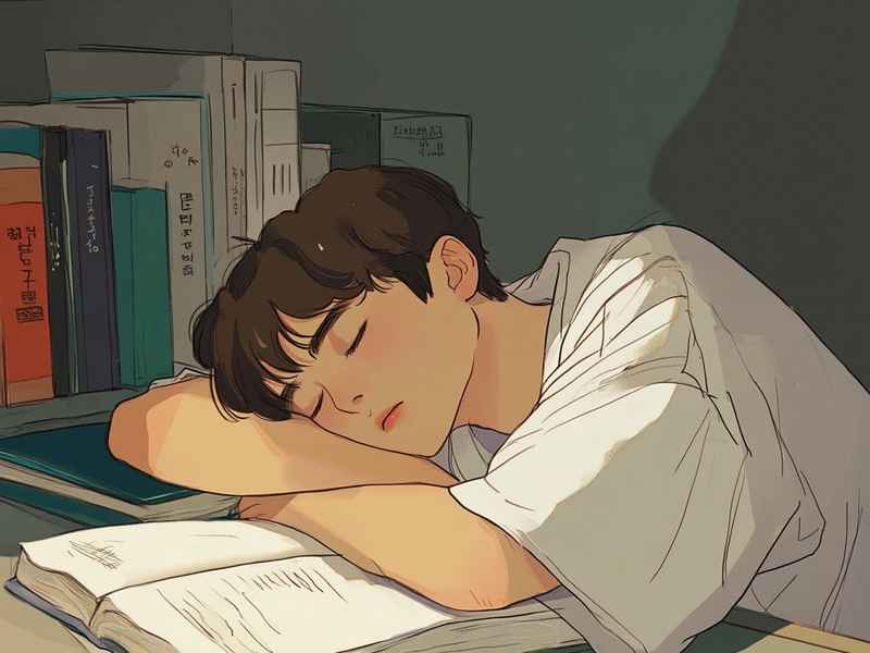 上课睡觉绘画、上课睡觉的简笔画