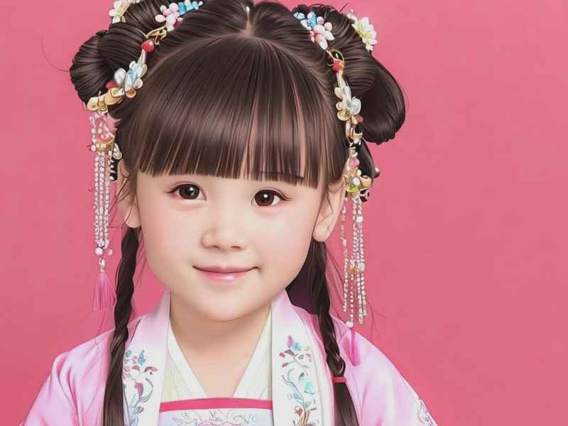 青花瓷儿童扇子舞完整版 少儿儿童古典舞青花瓷扇子舞