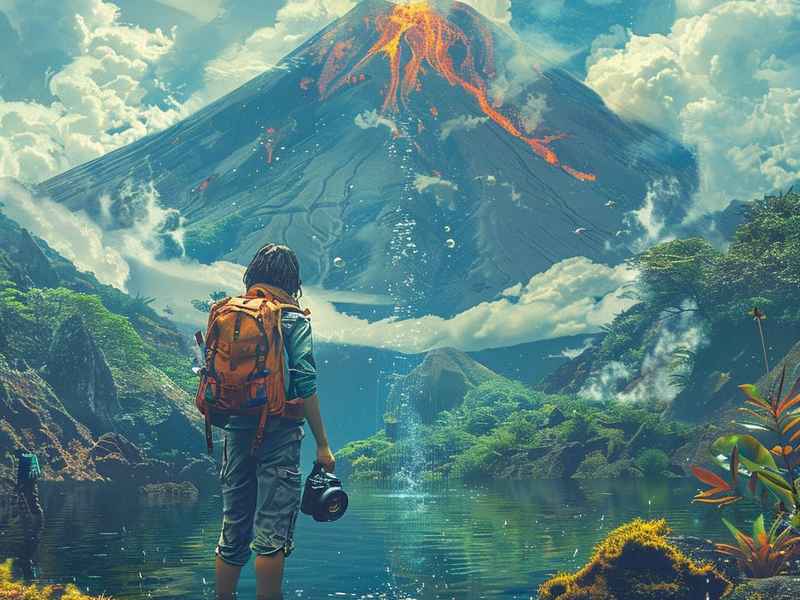 火山幼儿故事；幼儿故事火山喷发