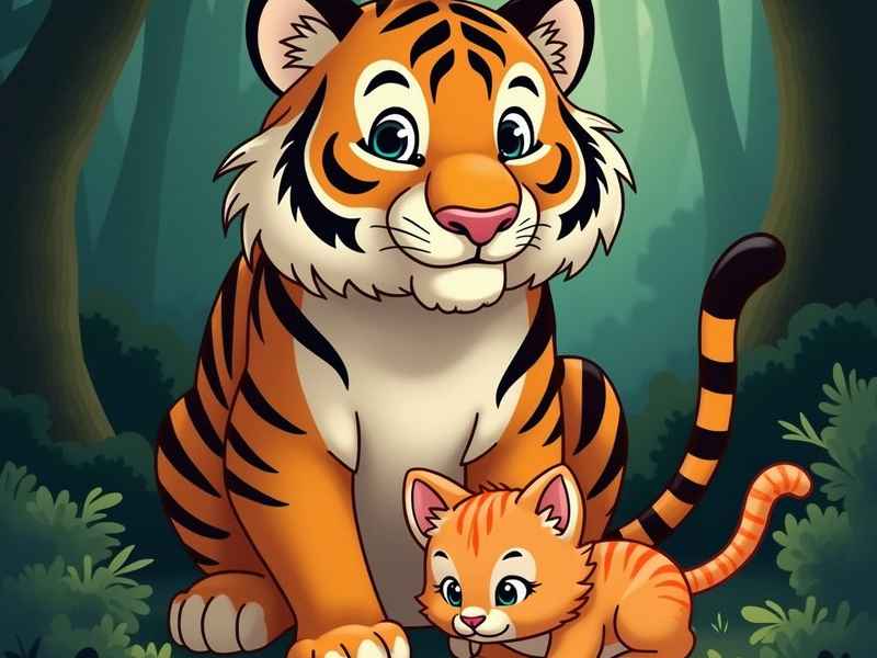 关于老虎儿童故事，关于老虎的少儿故事