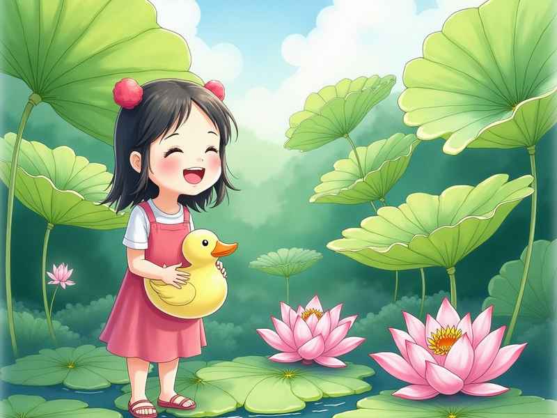 儿童摘莲蓬的故事（儿童采摘莲蓬的过程描写）