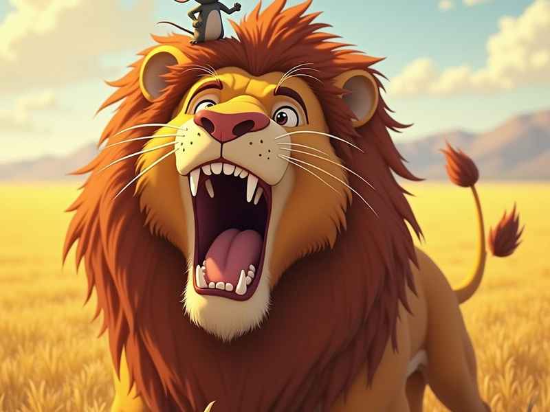 故事儿童狮子，故事儿童狮子与老鼠