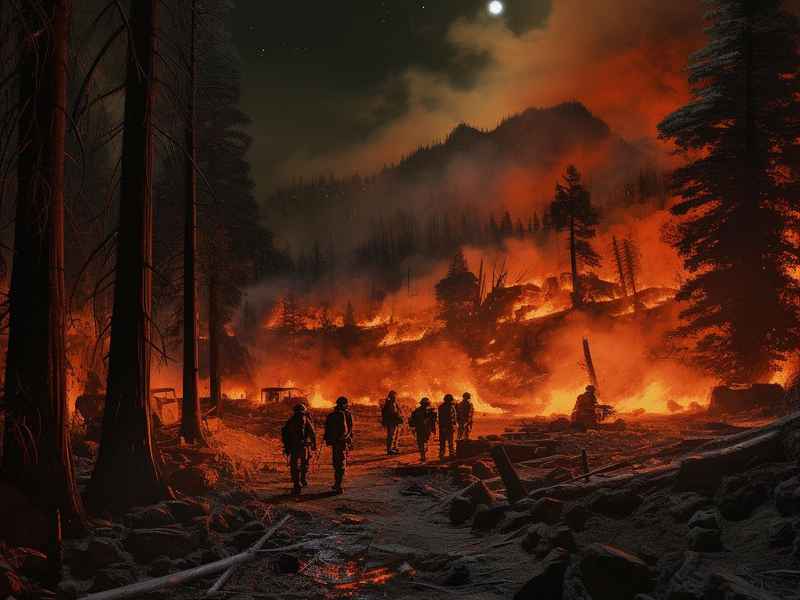 森林火灾故事简短介绍，森林火灾故事简短介绍50字