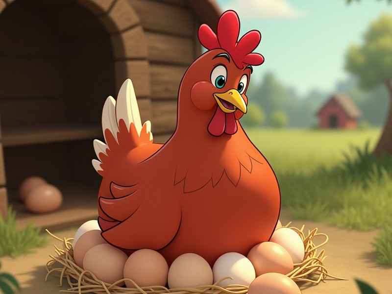 母鸡童话 母鸡下蛋童话
